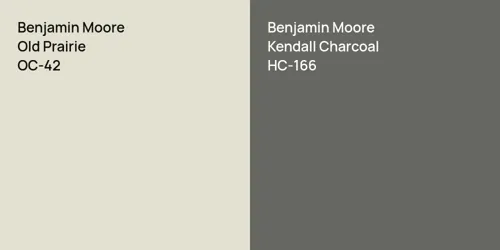 OC-42 Old Prairie vs HC-166 Kendall Charcoal