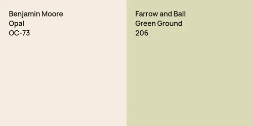 OC-73 Opal vs 206 Green Ground