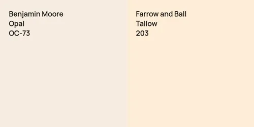 OC-73 Opal vs 203 Tallow