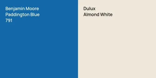 791 Paddington Blue vs null Almond White