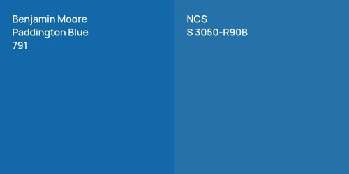 791 Paddington Blue vs S 3050-R90B 