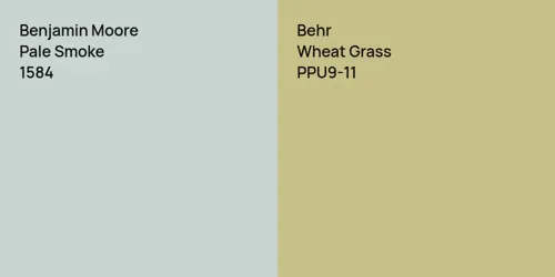 1584 Pale Smoke vs PPU9-11 Wheat Grass