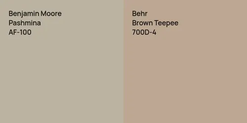 AF-100 Pashmina vs 700D-4 Brown Teepee