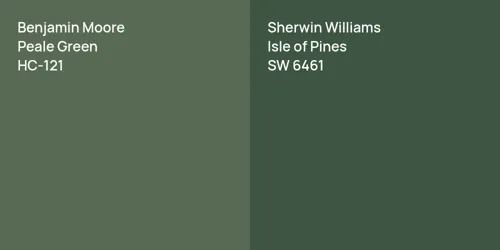 HC-121 Peale Green vs SW 6461 Isle of Pines