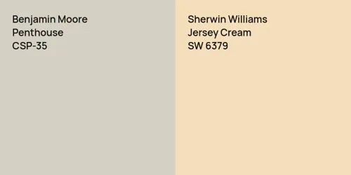 CSP-35 Penthouse vs SW 6379 Jersey Cream