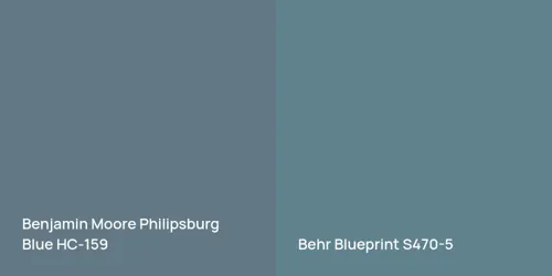 HC-159 Philipsburg Blue vs S470-5 Blueprint