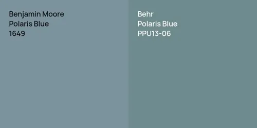 1649 Polaris Blue vs PPU13-06 Polaris Blue