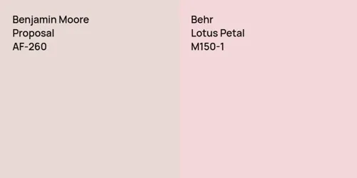 AF-260 Proposal vs M150-1 Lotus Petal