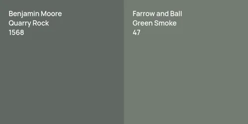 1568 Quarry Rock vs 47 Green Smoke