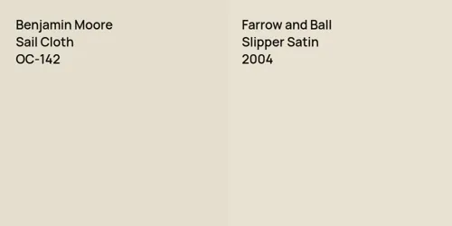 OC-142 Sail Cloth vs 2004 Slipper Satin