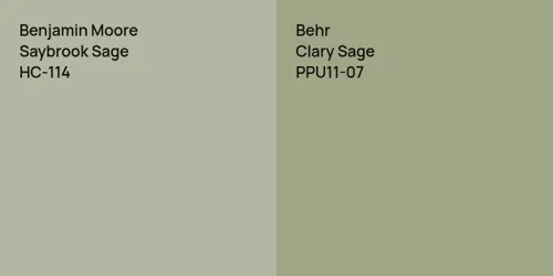 HC-114 Saybrook Sage vs PPU11-07 Clary Sage