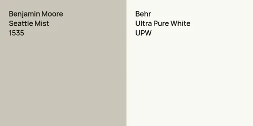 1535 Seattle Mist vs UPW Ultra Pure White