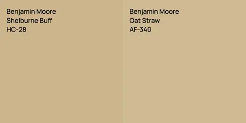 HC-28 Shelburne Buff vs AF-340 Oat Straw