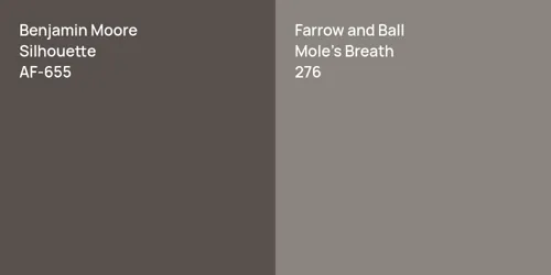 AF-655 Silhouette vs 276 Mole's Breath