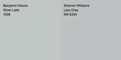 1598 Silver Lake vs SW 6254 Lazy Gray