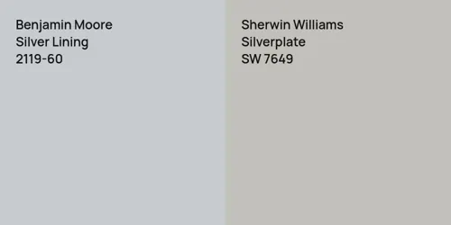 2119-60 Silver Lining vs SW 7649 Silverplate