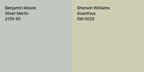 2139-50 Silver Marlin vs SW 0029 Acanthus