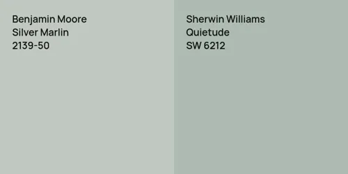 2139-50 Silver Marlin vs SW 6212 Quietude