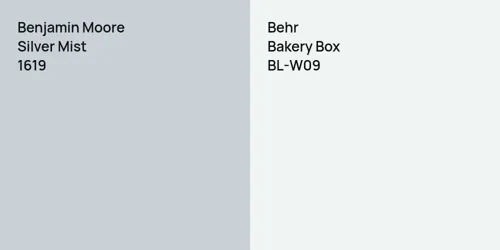 1619 Silver Mist vs BL-W09 Bakery Box