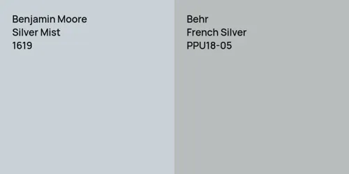 1619 Silver Mist vs PPU18-05 French Silver