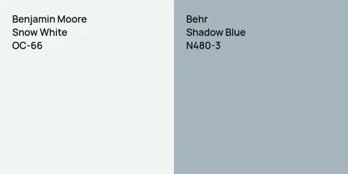 OC-66 Snow White vs N480-3 Shadow Blue