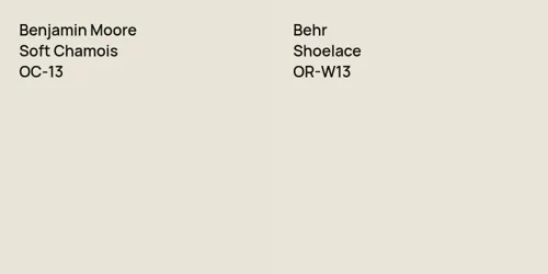 OC-13 Soft Chamois vs OR-W13 Shoelace