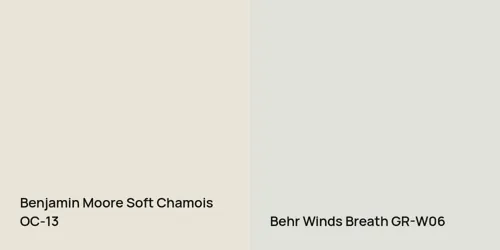 OC-13 Soft Chamois vs GR-W06 Winds Breath