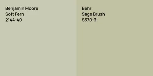 2144-40 Soft Fern vs S370-3 Sage Brush