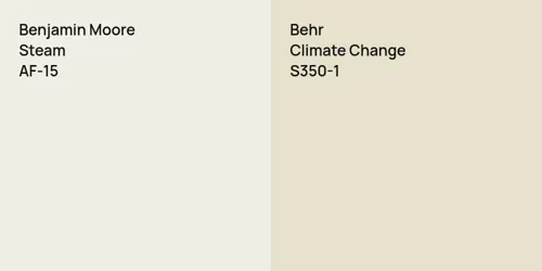 AF-15 Steam vs S350-1 Climate Change