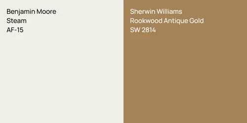 AF-15 Steam vs SW 2814 Rookwood Antique Gold