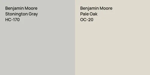 HC-170 Stonington Gray vs OC-20 Pale Oak