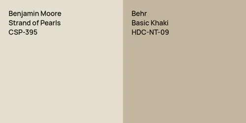 CSP-395 Strand of Pearls vs HDC-NT-09 Basic Khaki