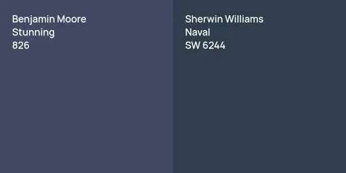 826 Stunning vs SW 6244 Naval