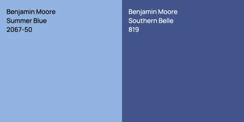 2067-50 Summer Blue vs 819 Southern Belle