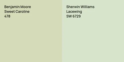 478 Sweet Caroline vs SW 6729 Lacewing