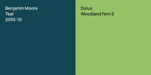 2055-10 Teal vs null Woodland Fern 5