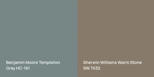 HC-161 Templeton Gray vs SW 7032 Warm Stone