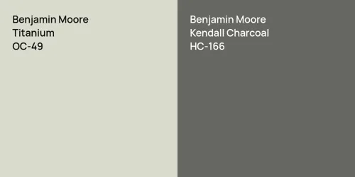 OC-49 Titanium vs HC-166 Kendall Charcoal