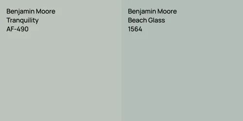 AF-490 Tranquility vs 1564 Beach Glass