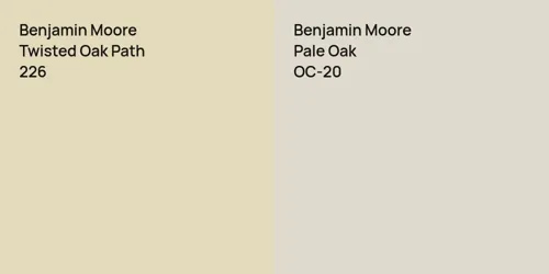 226 Twisted Oak Path vs OC-20 Pale Oak