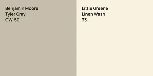 CW-50 Tyler Gray vs 33 Linen Wash