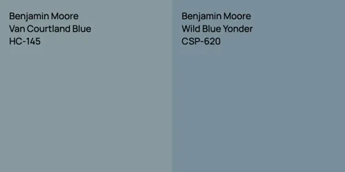 HC-145 Van Courtland Blue vs CSP-620 Wild Blue Yonder