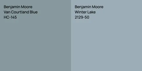 HC-145 Van Courtland Blue vs 2129-50 Winter Lake