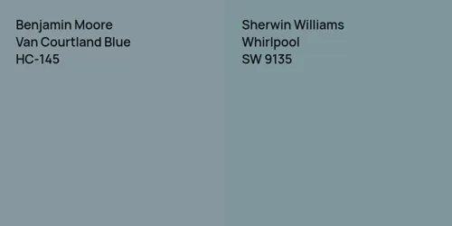 HC-145 Van Courtland Blue vs SW 9135 Whirlpool