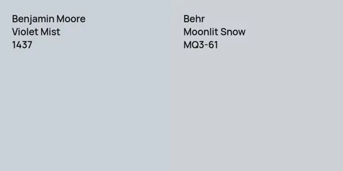 1437 Violet Mist vs MQ3-61 Moonlit Snow