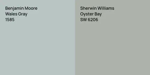 1585 Wales Gray vs SW 6206 Oyster Bay