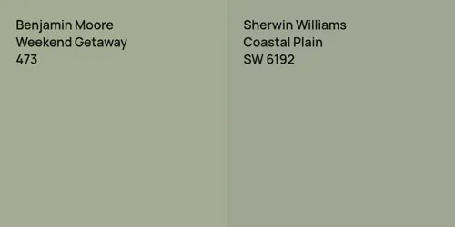 473 Weekend Getaway vs SW 6192 Coastal Plain