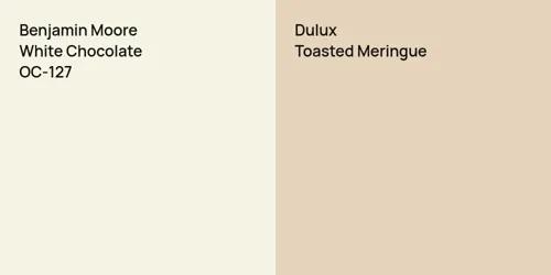 OC-127 White Chocolate vs 23YY 69/134 Toasted Meringue