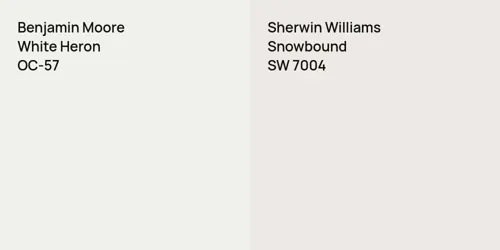 OC-57 White Heron vs SW 7004 Snowbound