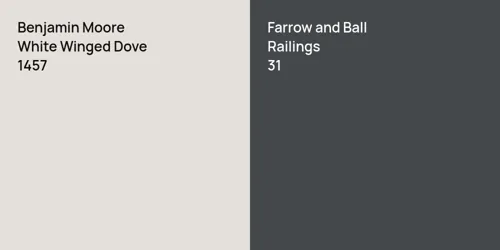 1457 White Winged Dove vs 31 Railings